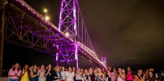 SOB A PONTE HERCÍLIO LUZ ILUMINADA DE ROSA, GOVERNO DO ESTADO LANÇA MÊS DA MULHER COM AGENDA ESTADUAL DE PROTEÇÃO E PROTAGONISMO