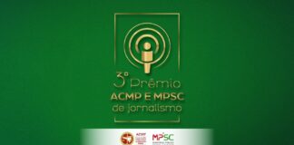 PRÊMIO DE JORNALISMO DO MPSC E ACMP REFORÇA PAPEL DA IMPRENSA NA DEFESA DA CIDADANIA