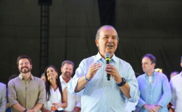 GOVERNADOR JORGINHO MELLO PARTICIPA DA ABERTURA DA FESTA NACIONAL DA CEBOLA EM ITUPORANGA