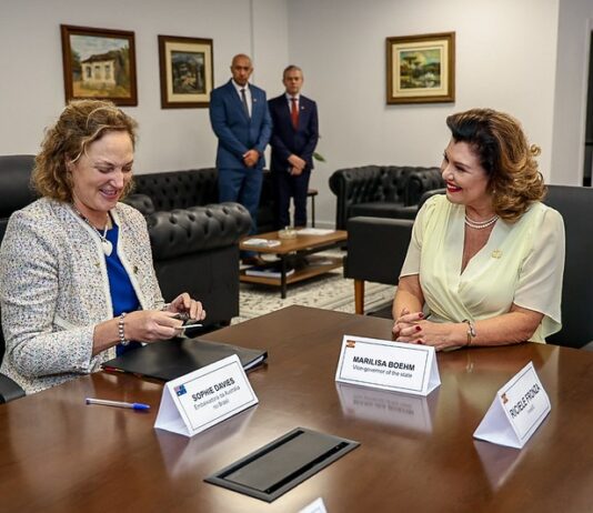 SANTA CATARINA AMPLIA PONTES INTERNACIONAIS E APRESENTA MODELO DE DESENVOLVIMENTO À AUSTRÁLIA