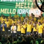 JORGINHO MELLO E FLÁVIO BOLSONARO REFORÇAM ALIANÇA PARA 2026 DIANTE DE MILHARES DE APOIADORES EM FLORIANÓPOLIS