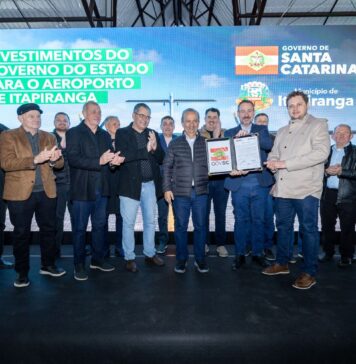 GOVERNADOR AUTORIZA R$ 7,3 MILHÕES PARA MODERNIZAÇÃO DO AEROPORTO DE ITAPIRANGA E IMPULSIONA AVIAÇÃO REGIONAL EM SANTA CATARINA