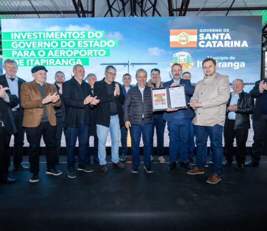 GOVERNADOR AUTORIZA R$ 7,3 MILHÕES PARA MODERNIZAÇÃO DO AEROPORTO DE ITAPIRANGA E IMPULSIONA AVIAÇÃO REGIONAL EM SANTA CATARINA