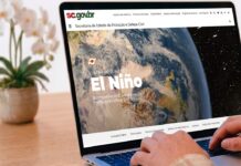 DEFESA CIVIL DE SANTA CATARINA LANÇA PÁGINA ESPECIAL PARA MONITORAMENTO E ORIENTAÇÃO SOBRE O EL NIÑO