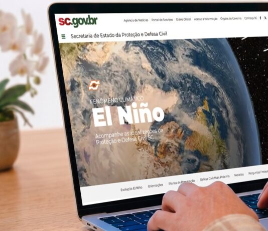 DEFESA CIVIL DE SANTA CATARINA LANÇA PÁGINA ESPECIAL PARA MONITORAMENTO E ORIENTAÇÃO SOBRE O EL NIÑO