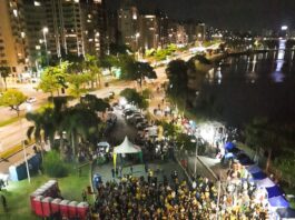 FLORIANÓPOLIS SE PREPARA PARA NOVA ONDA VERDE E AMARELA EM FAN FEST COM TELÃO GIGANTE PARA BRASIL X ESCÓCIA
