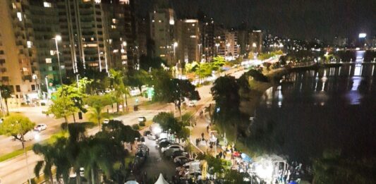FLORIANÓPOLIS SE PREPARA PARA NOVA ONDA VERDE E AMARELA EM FAN FEST COM TELÃO GIGANTE PARA BRASIL X ESCÓCIA