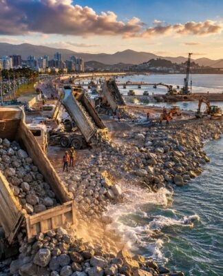 FLORIANÓPOLIS INICIA OBRA HISTÓRICA DA MARINA E PARQUE URBANO DA BEIRA-MAR NORTE COM INVESTIMENTO DE R$ 350 MILHÕES