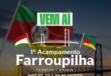 FLORIANÓPOLIS ENTRA NO CLIMA DO SUL COM O 1º ACAMPAMENTO FARROUPILHA